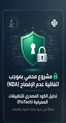 مراجعة الكود المصدري واستخراج الثغرات الأمنية لتطبيق مصرفي ذكي (تطبيق بنكي)