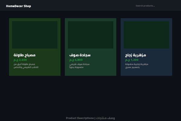 كتابة وصف 50 منتج لمتجر إلكتروني