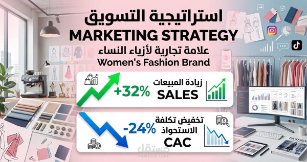 تطوير استراتيجية تسويقية لعلامة ملابس