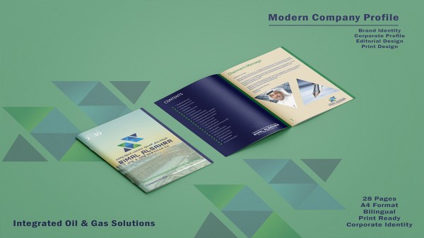 تصميم ملف تعريفي احترافي للشركات ( Company Profile )