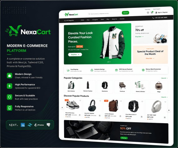 Nexa Cart: Modern E-Commerce Platform