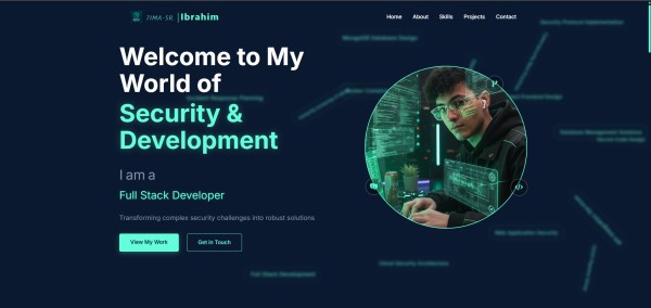 تصميم وتطوير Portfolio شخصي احترافي باستخدام React