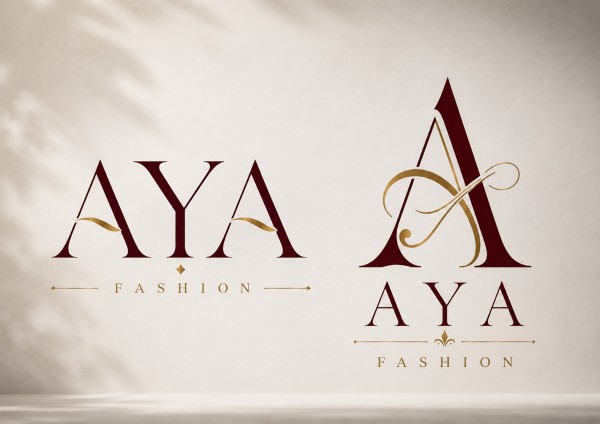 تصميم لوجو"AYA" براند ملابس