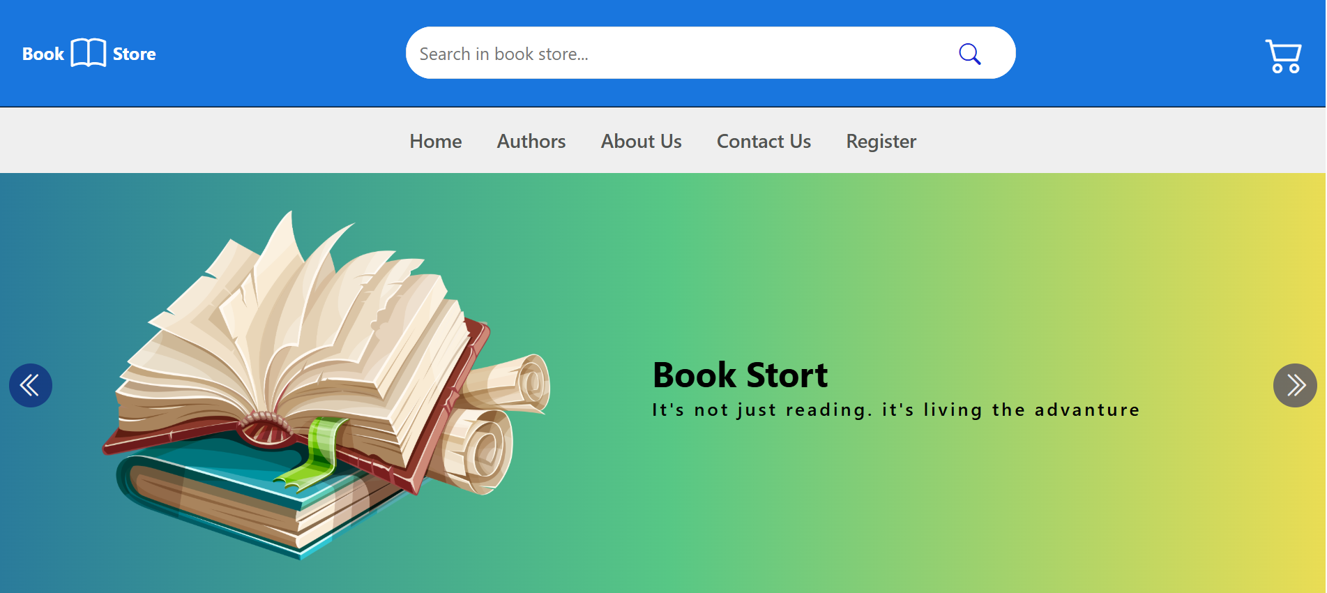 تطبيق قراءة كتب تفاعلي مع تأثير تقليب الصفحات (Page Turner)