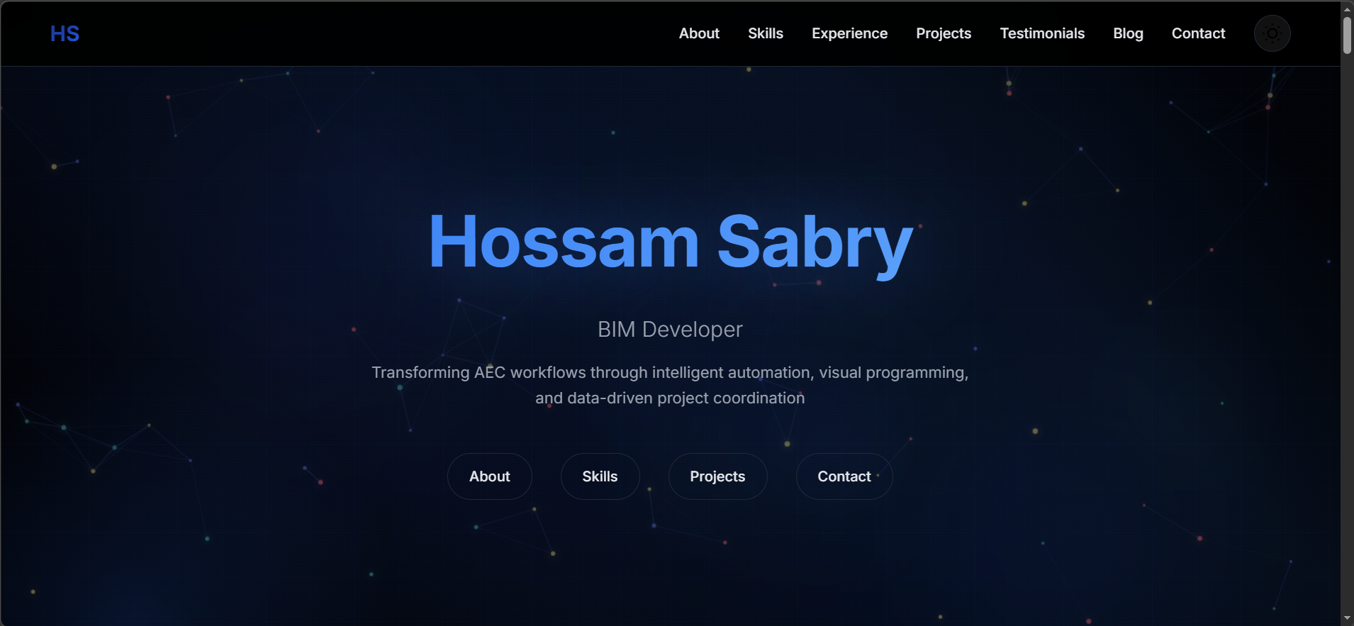 تطوير موقع Portfolio شخصي تفاعلي باستخدام React و Tailwind