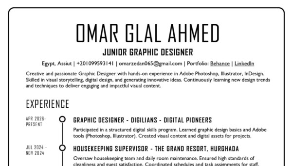 تصميم CV احترافي متوافق مع أنظمة التوظيف ATS