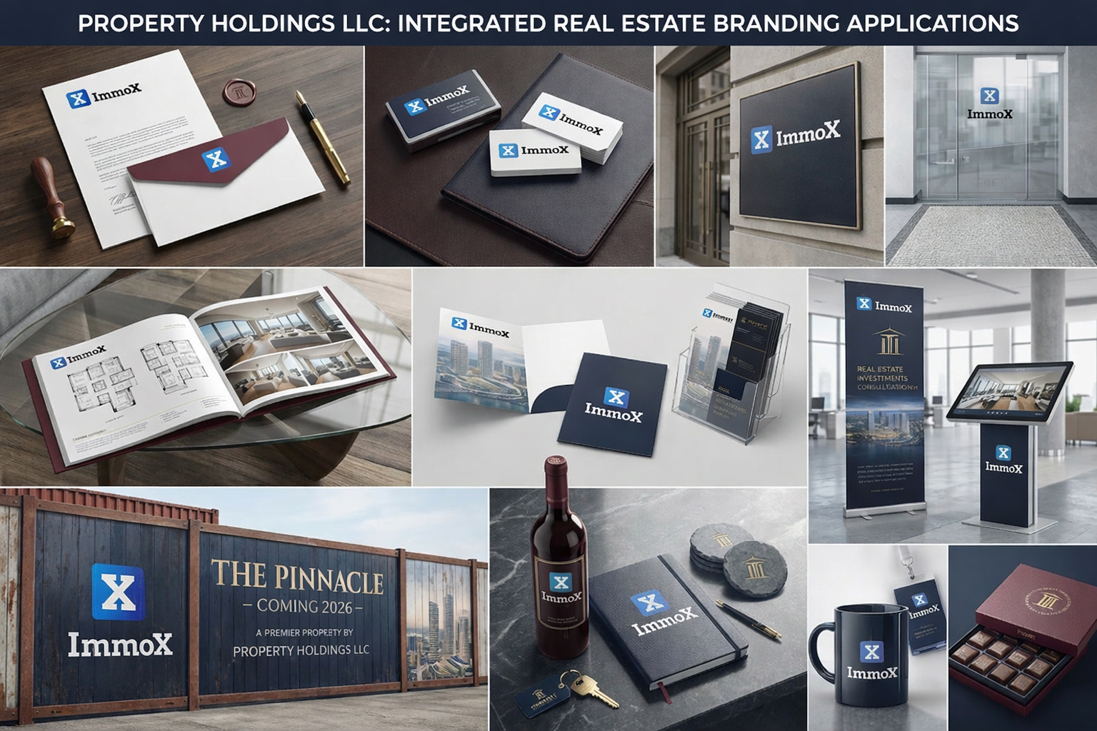 تصميم هويه بصريه لشركة مقاولات