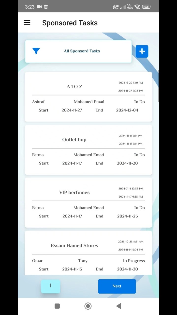 تطبيق إدارة العملاء والمحاسبة والإعلانات الممولة