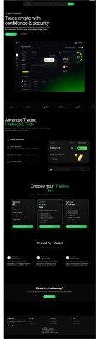 Crypto_Trade Landing Page