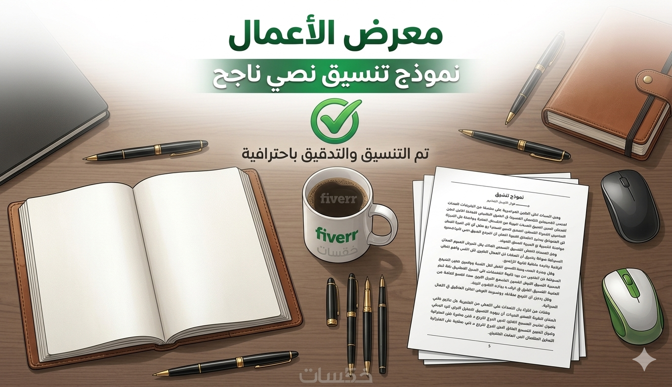 تصميم تفريغ وكتابة