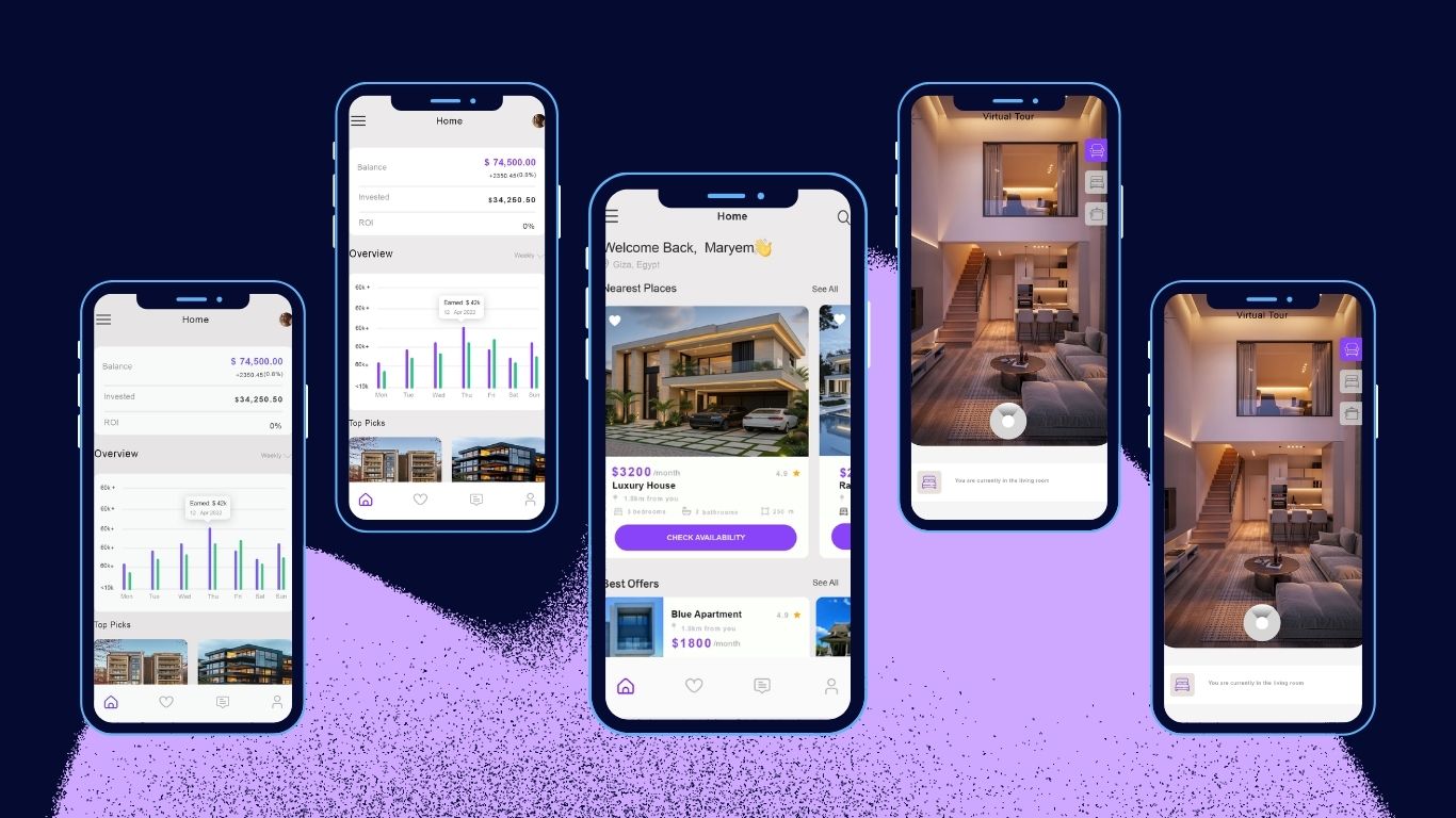 تصميم واجهات تطبيقات موبايل UI/UX احترافية (Figma)