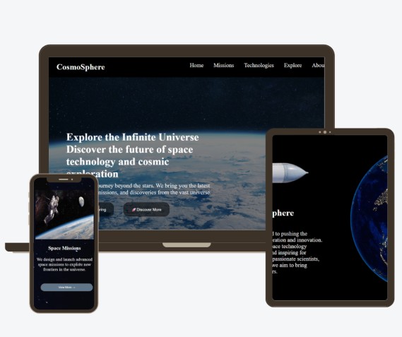 Space Explorer – Astronomy Website