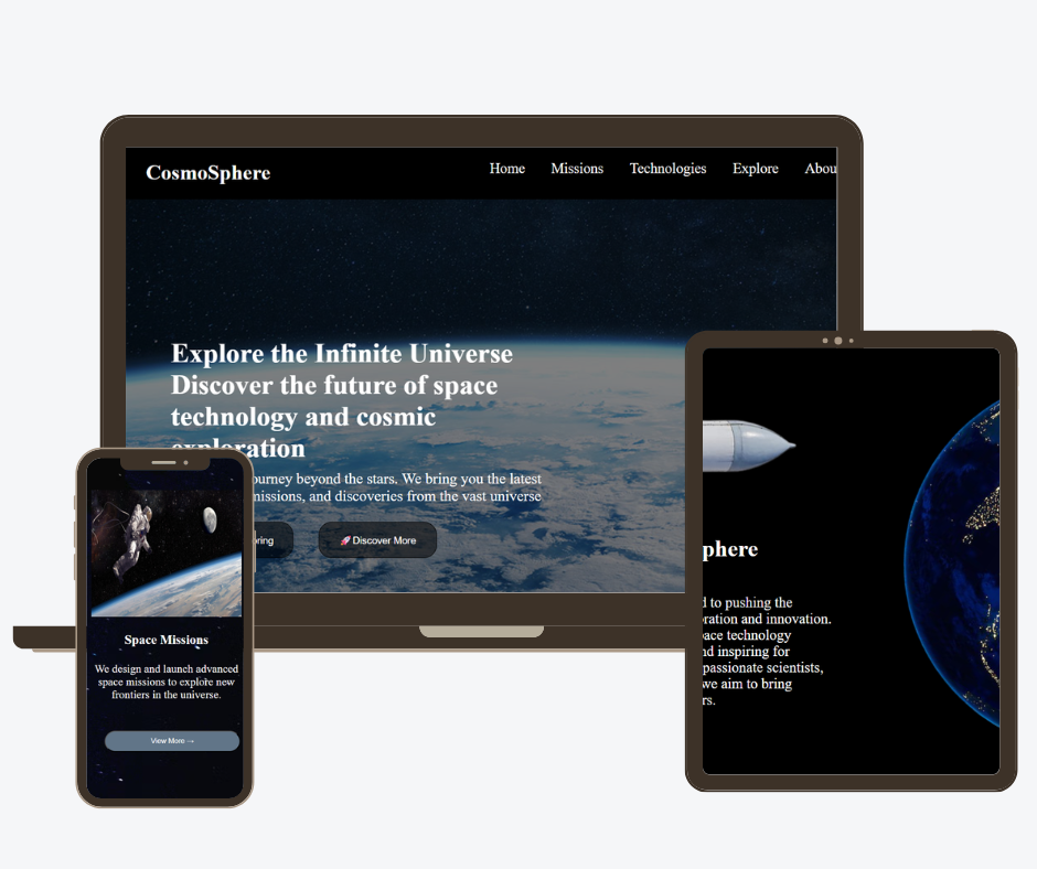 Space Explorer – Astronomy Website