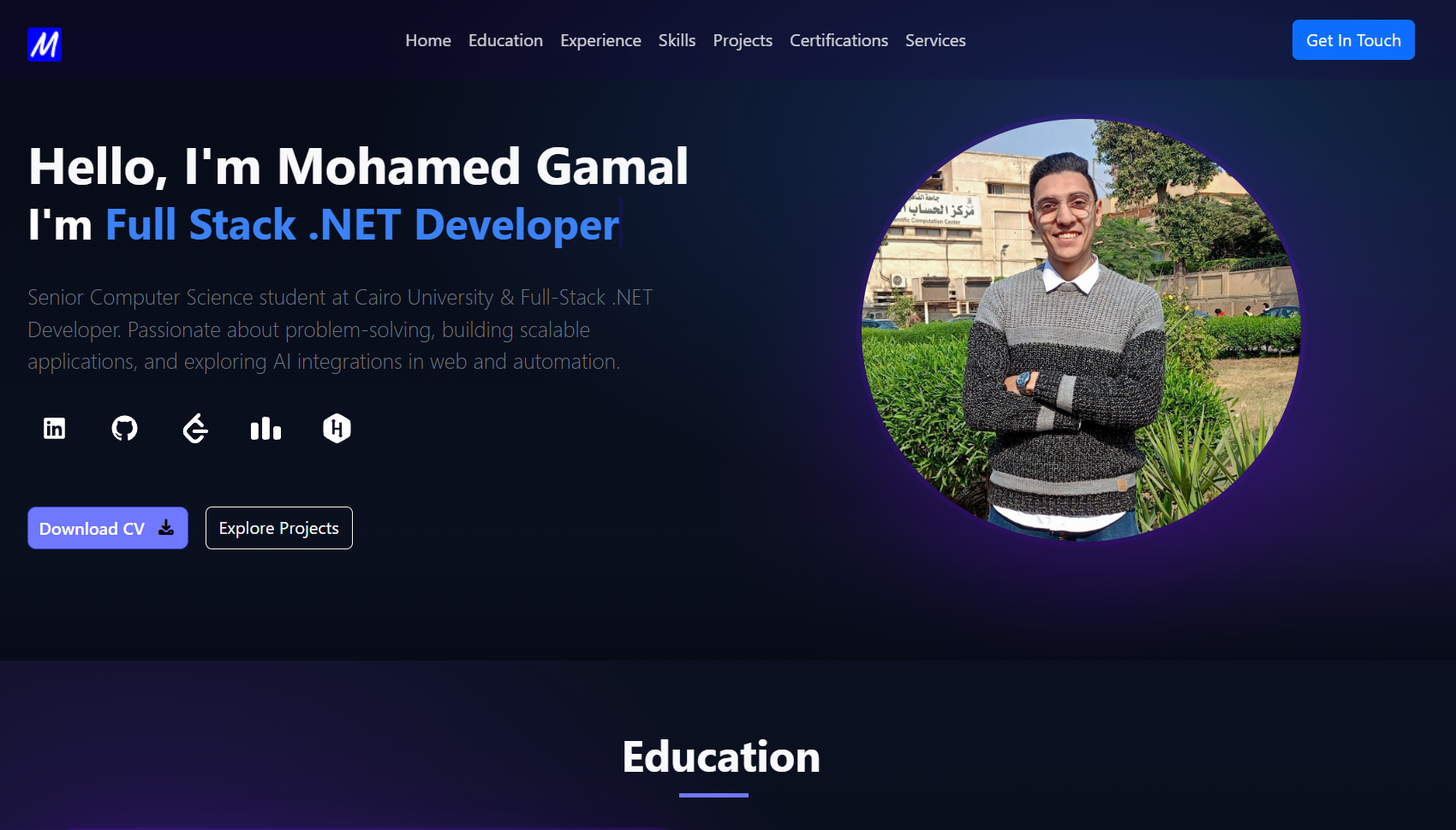 انشاء موقع شخصي portfolio يعرض مهارتك بشكل احترافي