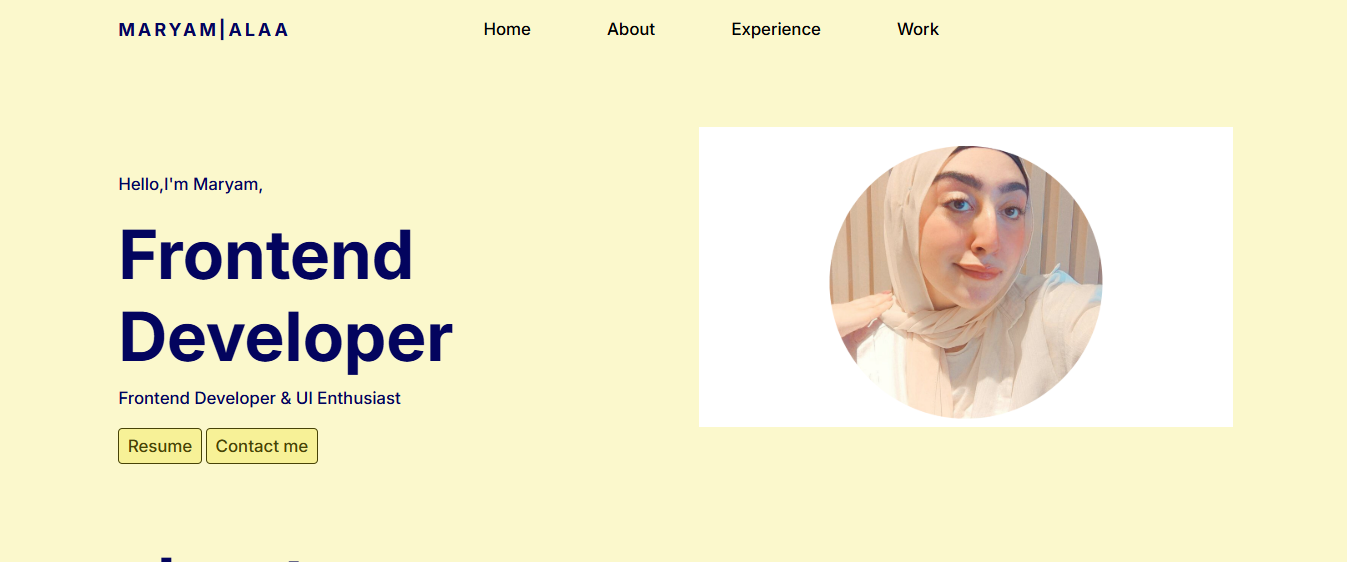 My personal portfolio