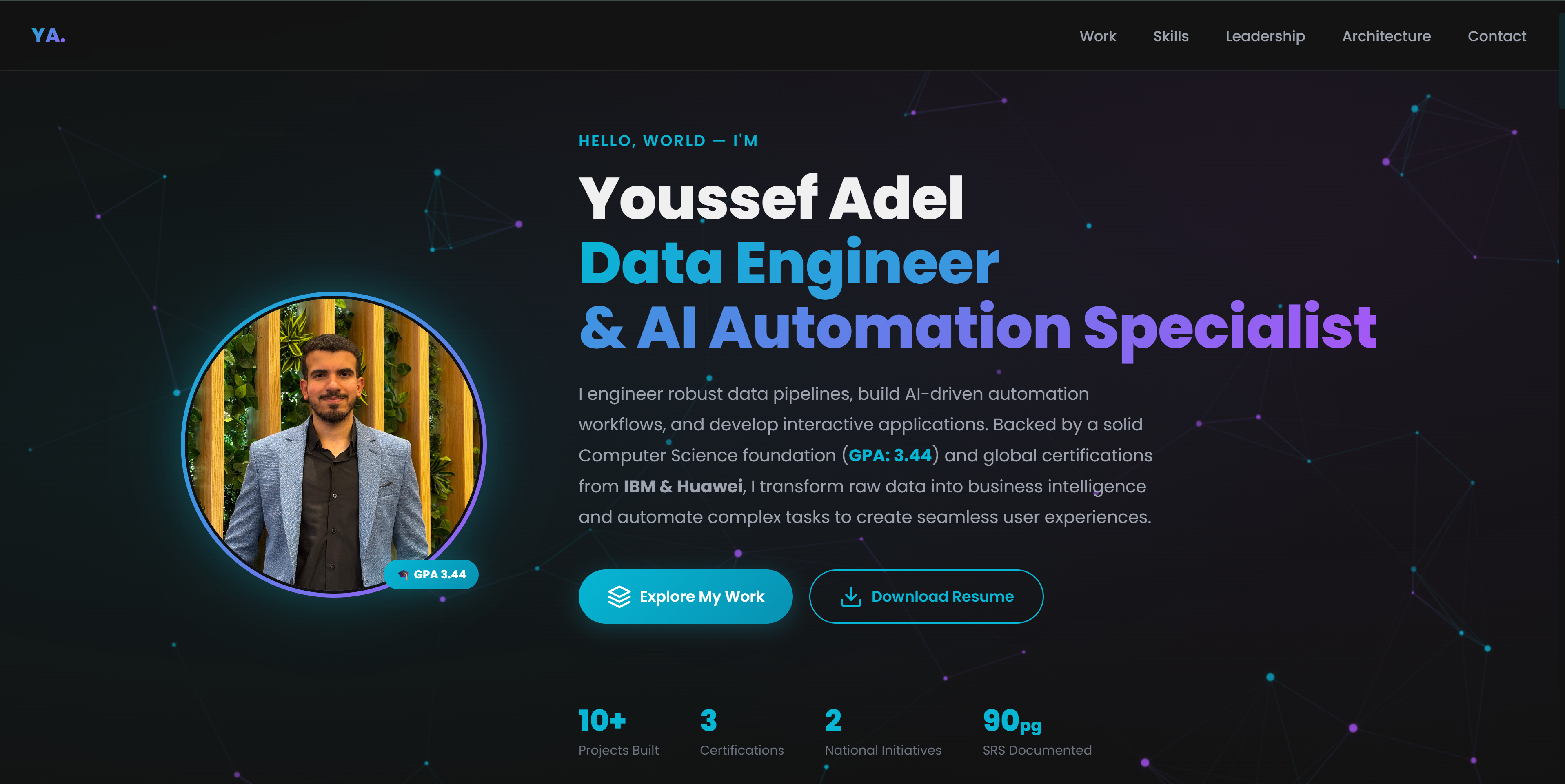 تصميم وتطوير موقع بورتفوليو (معرض أعمال) احترافي متجاوب