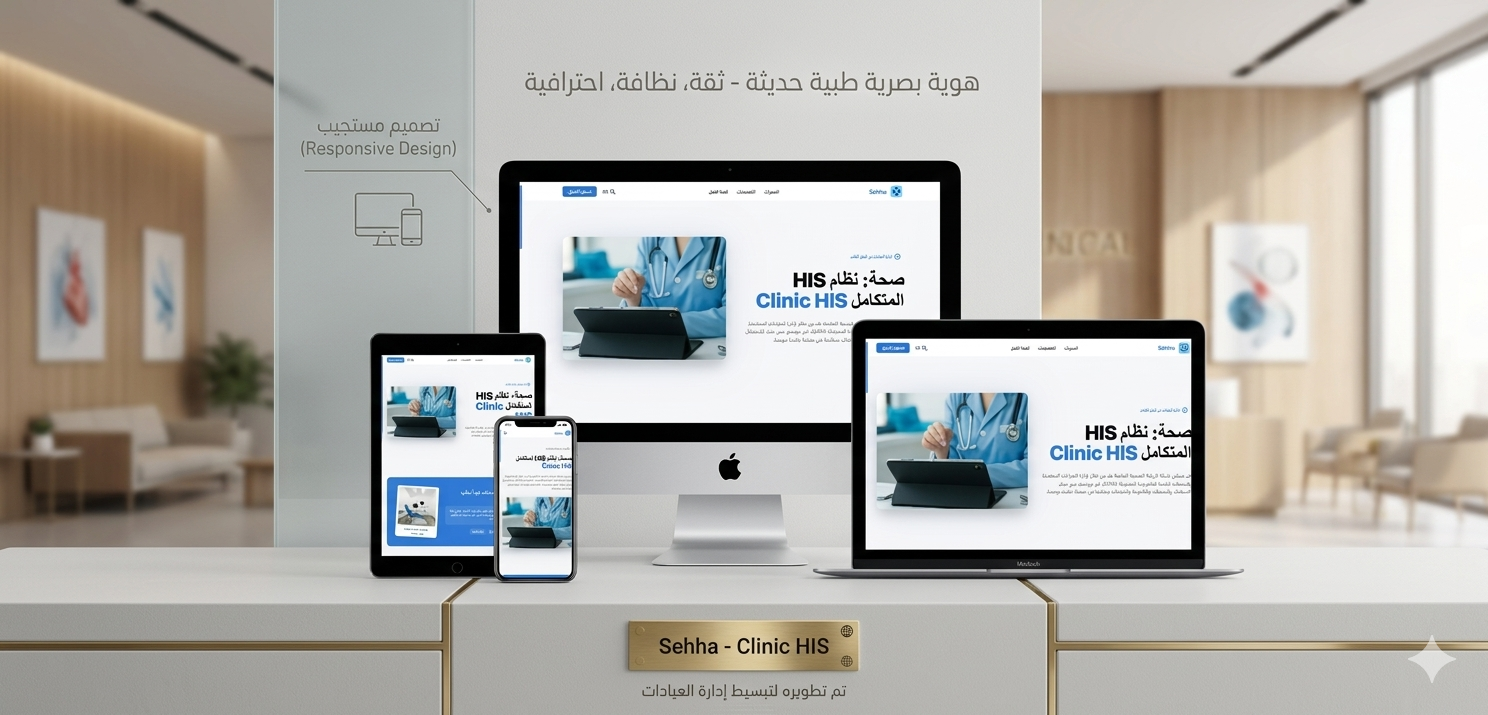 🏥 نظام "صحّة" لإدارة العيادات والمراكز الطبية (Sehha Medical Management System)