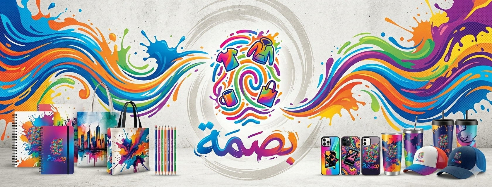 تصميم هويه بصريه لصفحة فيسبوك