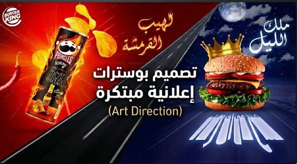 تصميم بوسترات إعلانية مبتكرة بأسلوب الدمج الرقمي