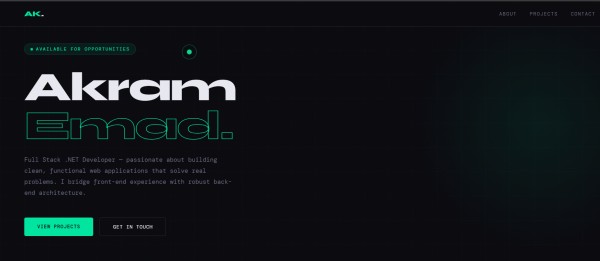 تصميم او انشاء بورتفوليو باستخدام HTML & CSS