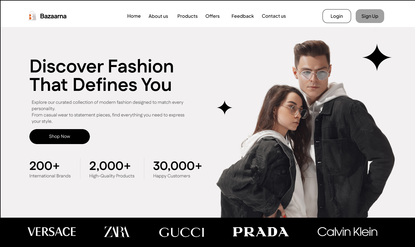 Landing page