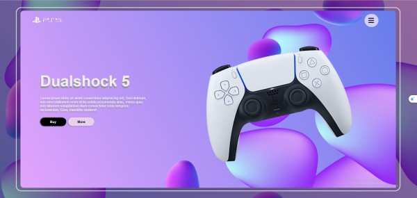 تصميم موقع PlayStation