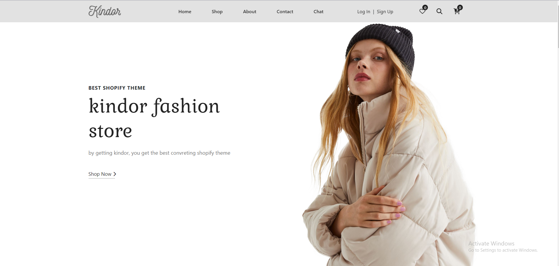 eCommerce store - متجر إلكتروني للملابس