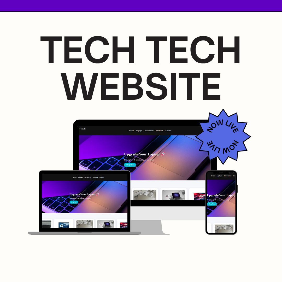 Tech Tech Ecommerce Store