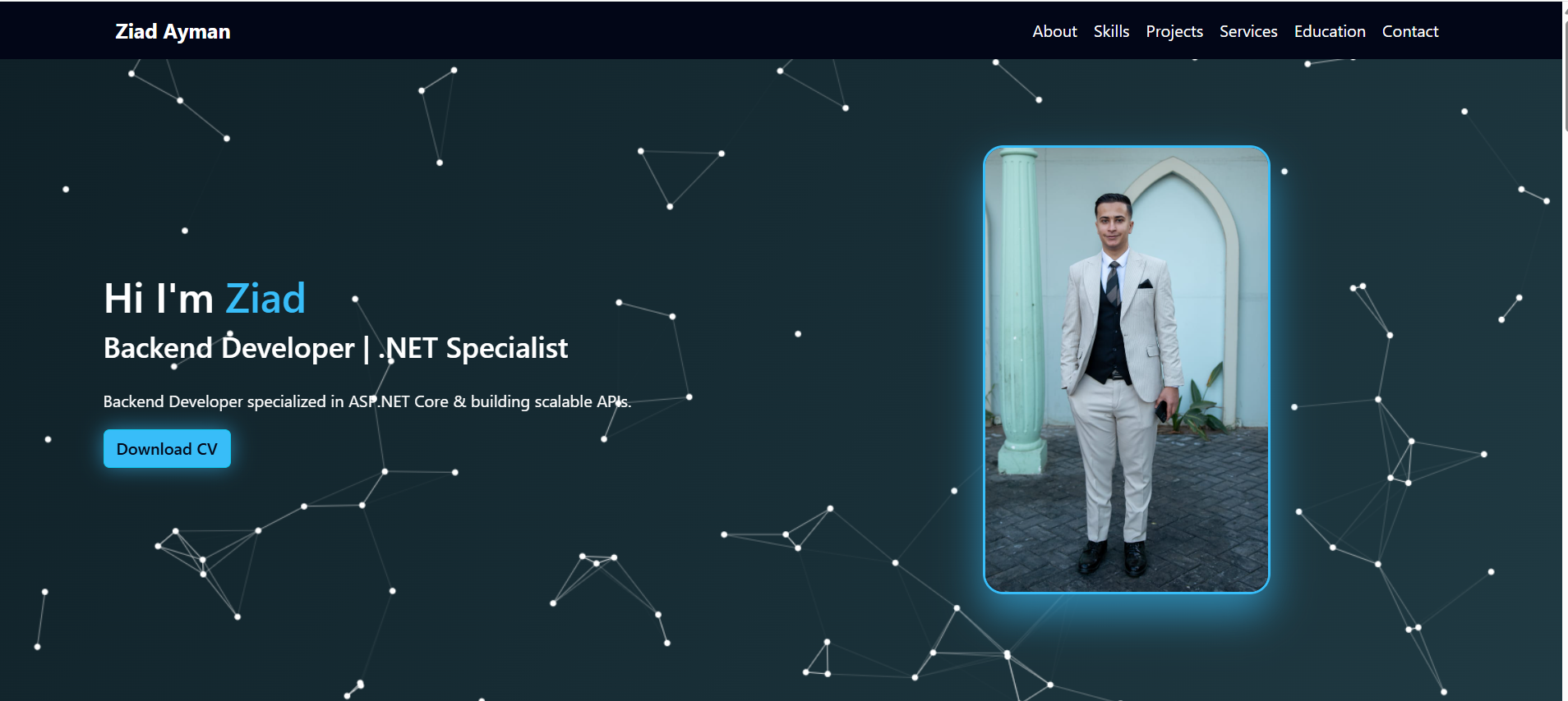 انشاء Portfolio لعرض المشاريع والخدمات