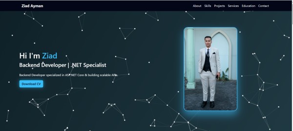 انشاء Portfolio لعرض المشاريع والخدمات
