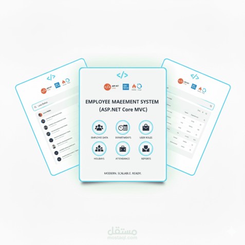 نظام لإدارة بيانات الموظفين (Back-end)
