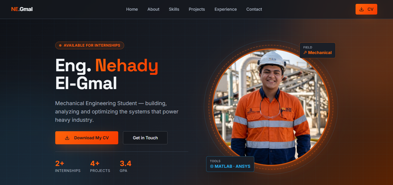 تصميم معرض اعمال portfolio