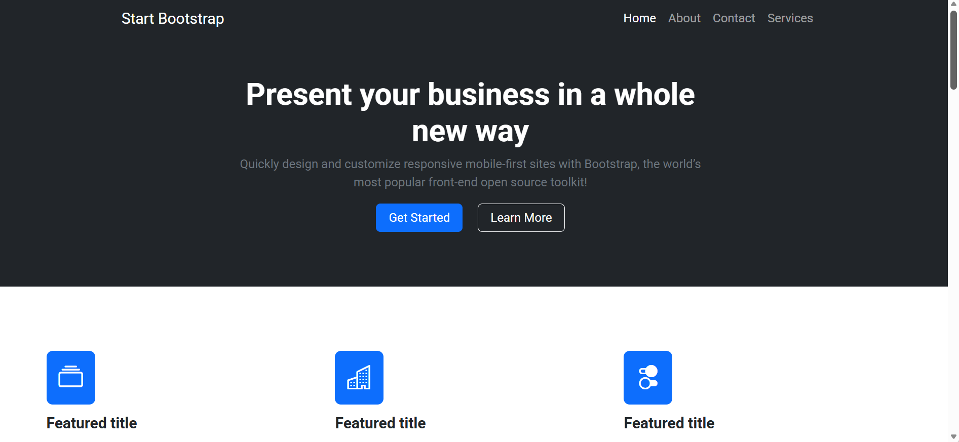 تطوير صفحة تعريفية احترافية (Landing Page) ومتجاوبة مع جميع الشاشات