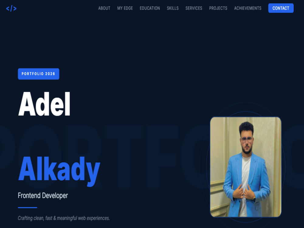 Modern Responsive Portfolio Website
