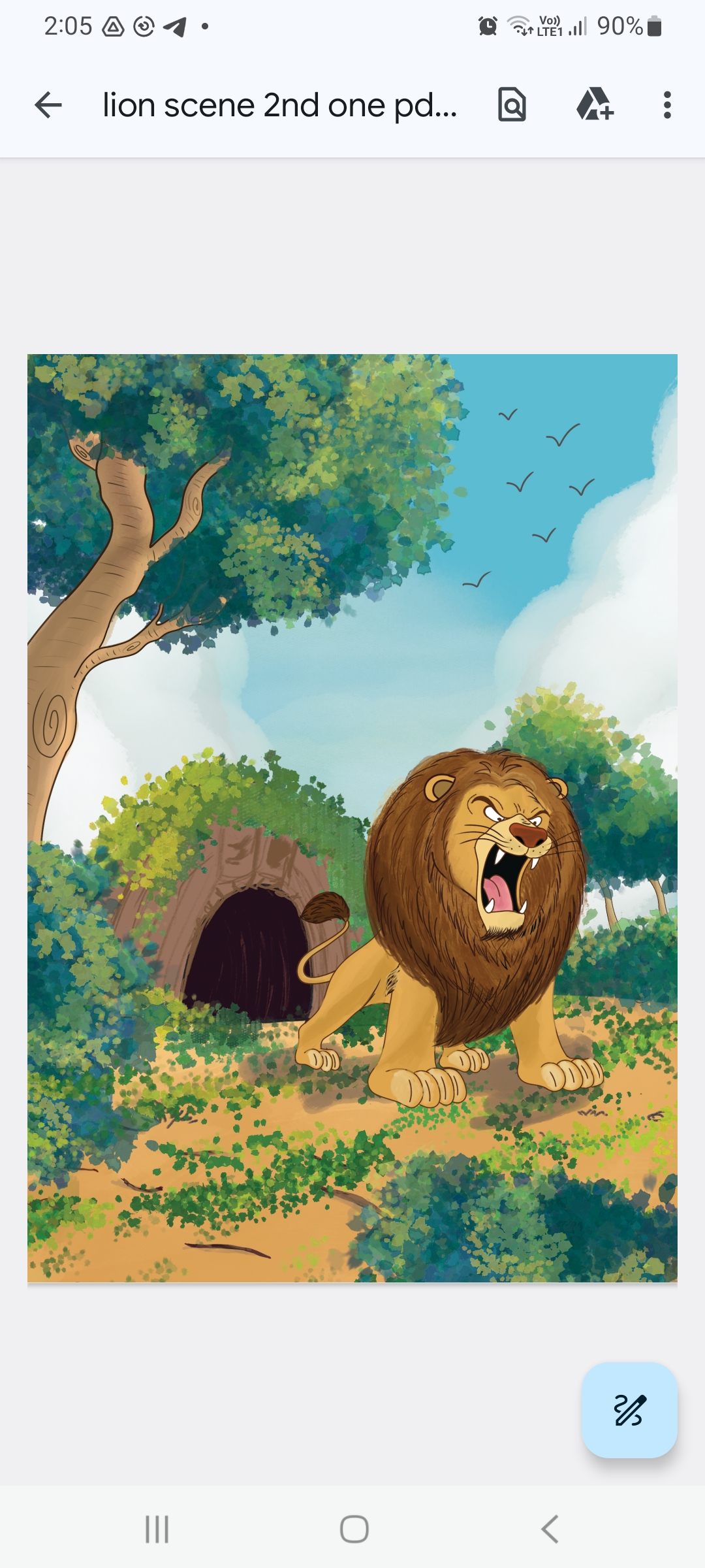 رسم قصة اطفال