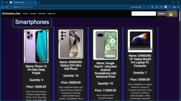 متجر إلكتروني متكامل لبيع المنتجات عبر الإنترنت