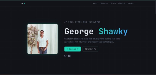 تصميم موقع Portfolio شخصي احترافي