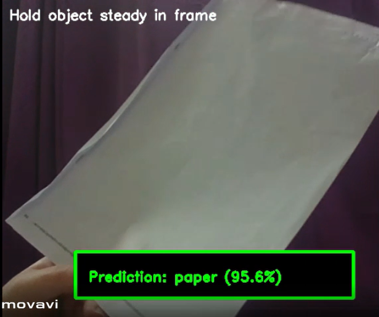 نظام تصنيف المواد بالذكاء الاصطناعي (AI Vision Classifier System)