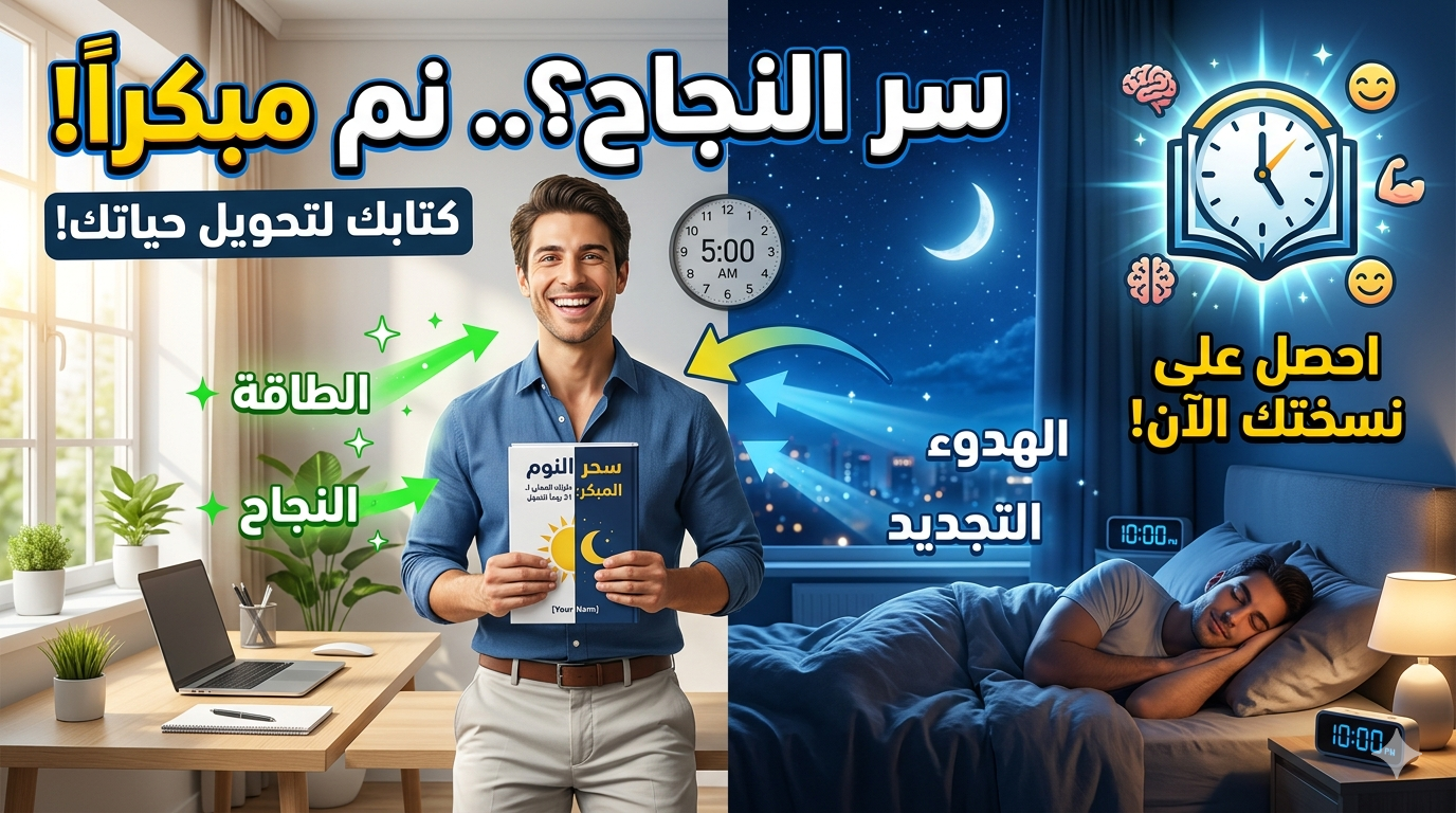 كتاب عن فوائد النوم المبكر