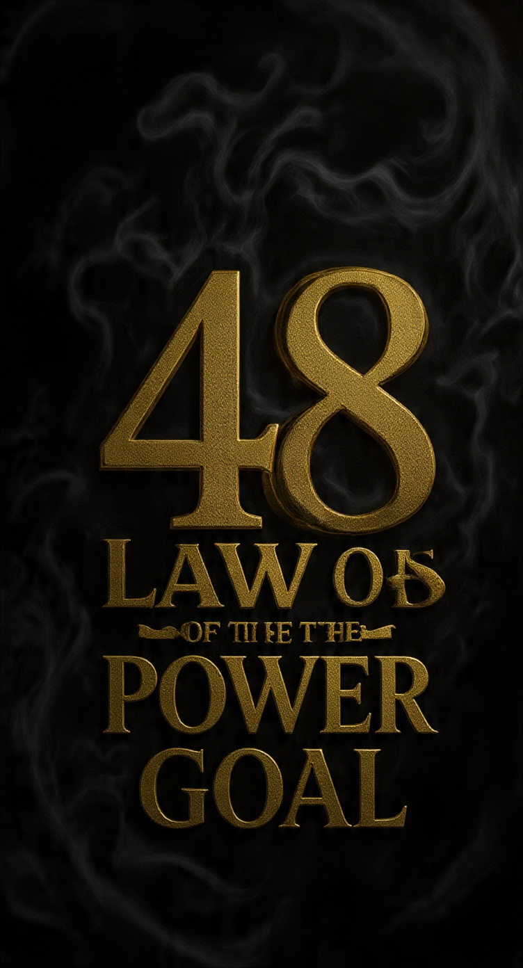 48 Laws of Power Algorithm and Goal - صورة الغلاف