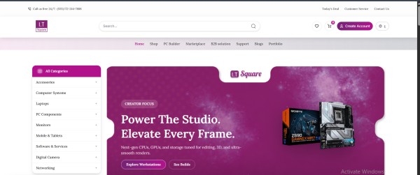 تصميم صفحات React