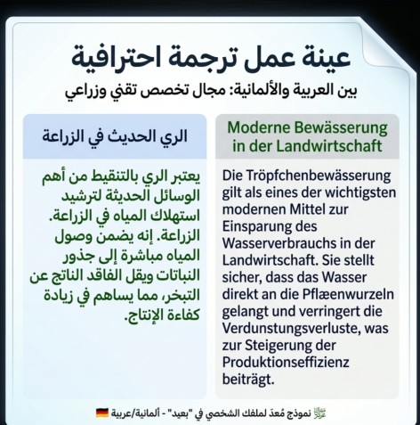 ترجمة احترافية دقيقة