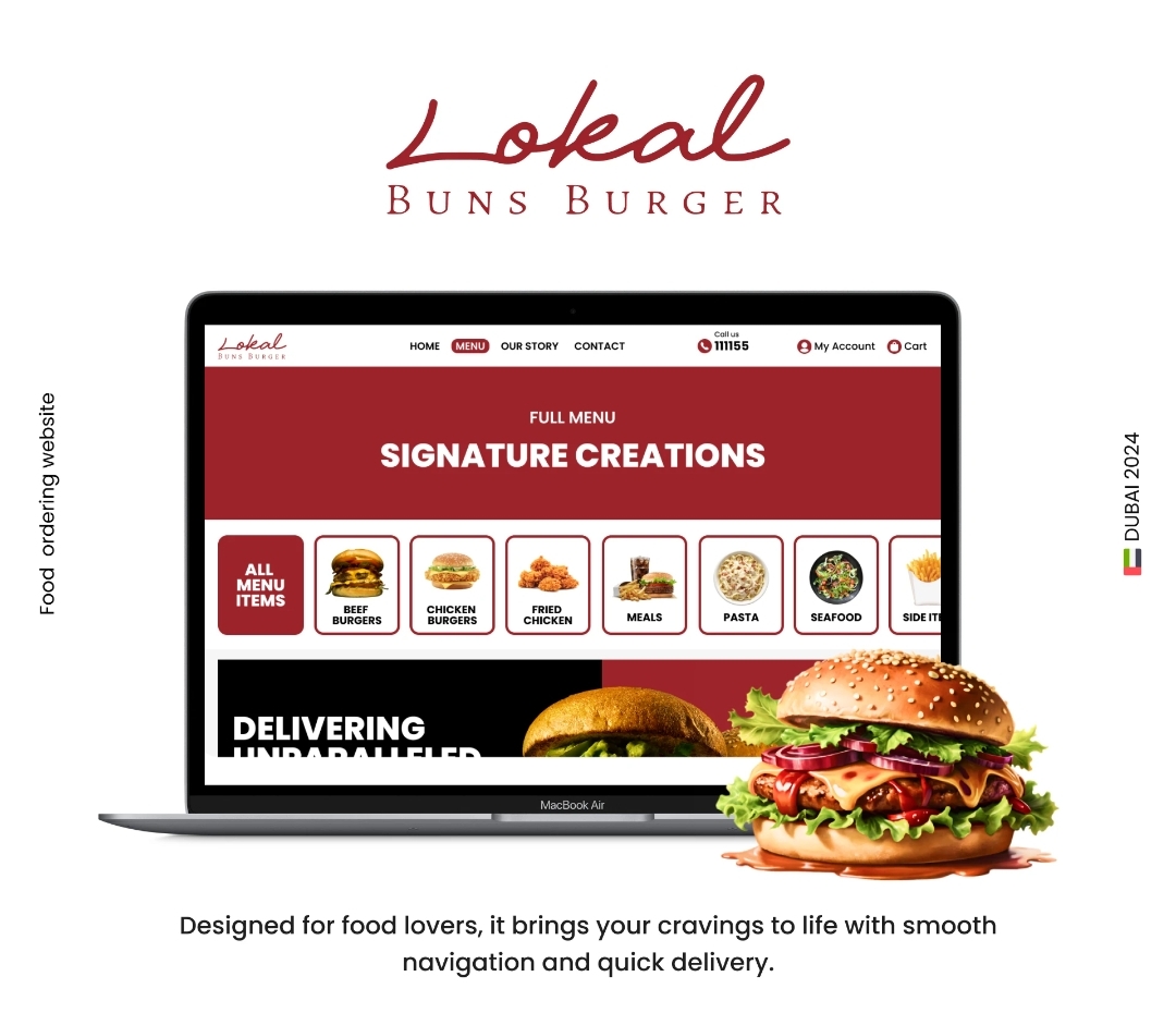 تصميم مواقع احترافية للمطاعم والكافيهات لعرض القوائم وطلب الطعام أونلاين